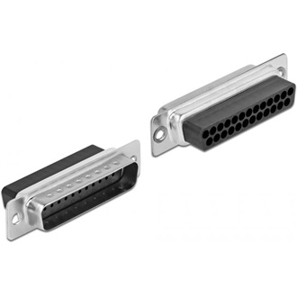 Delock D-Sub 25pin -> RJ45 M/F szerelőkészlet kék