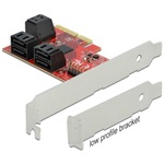 Delock 89042 6-port SATA3 PCIe x4 bővítőkártya