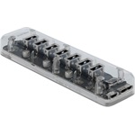 Delock 7-portos USB3.0 hub átlátszó
