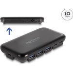 Delock 7 portos USB 3.2 Gen 2 hub 4 USB Type-A és 3 USB Type-C porttal