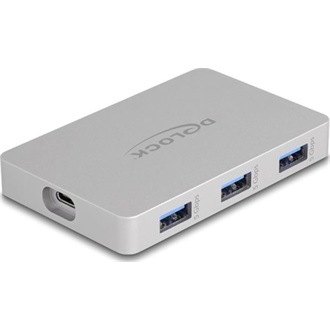 Delock 7 portos USB hub 4 x USB Type-C  anyával és 3 x A-típusú USB anyával PD 82 W-tal