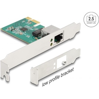 Delock 88100 2,5Gb/s PCIe x1 hálózati adapter RTL8125
