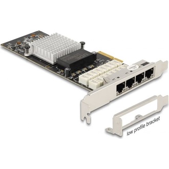 Delock 88610 1Gb/s PCIe x4 hálózati adapter low profile Intel i350