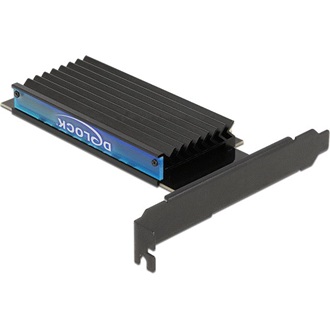 Delock 89013 1-port M.2 NVME PCIe x4 gaming bővítőkártya fekete