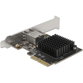Delock AQC107 10Gb/s PCIe x4 RJ45 hálózati adapter low profile
