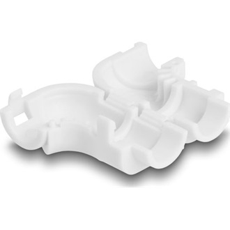 Delock 8 db.-os kábel klipszelő (összefogó) hajlításhoz fehér