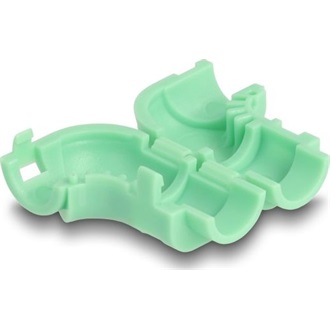 Delock 8 db.-os kábel klipszelő (összefogó) hajlításhoz zöld