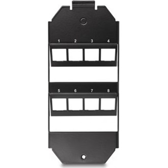 Delock 8 portos Keystone rögzítő fali aljzatba