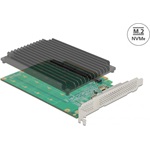 Delock 90054 4-port M.2 NVME PCIe x16 bővítőkártya szürke