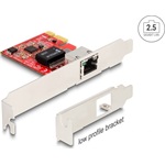 Delock 90100 2,5Gb/s PCIe x1 hálózati adapter low profile i225 NBASE-T
