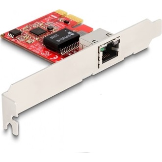Delock 90100 2,5Gb/s PCIe x1 hálózati adapter low profile i225 NBASE-T
