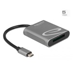 Delock 91741 USB-C XQD 2.0 kártyaolvasó szürke