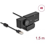 Delock 96400 UHD webkamera fekete