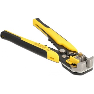 Delock AWG 10 - 24 koaxiális kábelek krimpelésére és vágására használható multifunkcionális eszköz