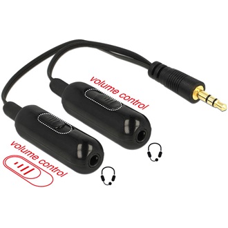 Delock 2 portos audio splitter 3,5"