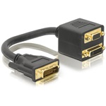 DELOCK DVI-I -> DVI-I VGA M/F adapter