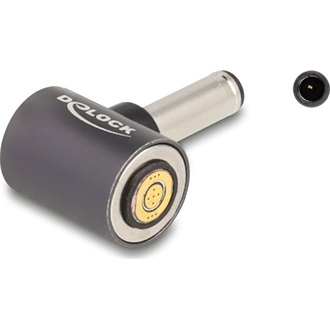Delock Adapter Dell Laptop töltő kábelhez 4,5 x 3,0 mm apa   mágneses 8 tűs konnektor