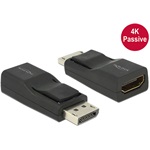 Delock Displayport 1.2 -> HDMI M/F adapter 4k, passzív fekete