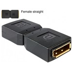Delock Displayport F/F adapter fekete