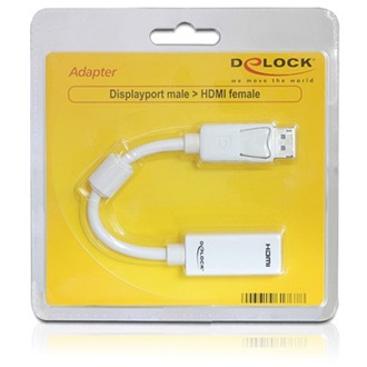 Delock Displayport -> HDMI M/F adapter fehér