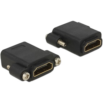 Delock HDMI F/F adapter fekete