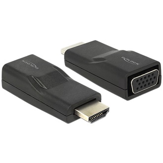 Delock HDMI -> VGA M/F adapter fekete