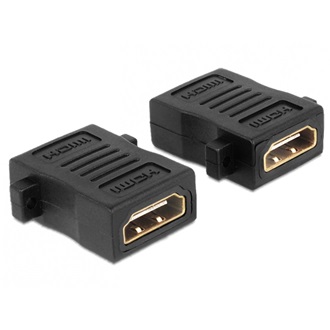 Delock HDMI F/F adapter fekete