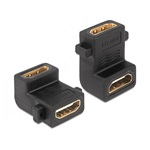 Delock HDMI F/F adapter 90°-os fekete