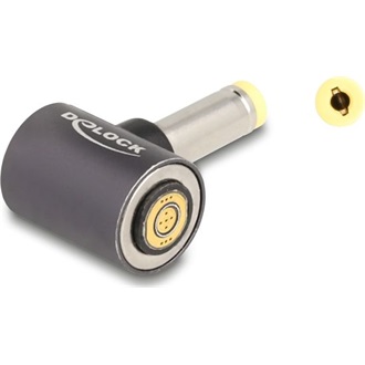 Delock Adapter HP Laptop töltő kábelhez 4,8 x 1,7 mm apa   mágneses 8 tűs konnektor