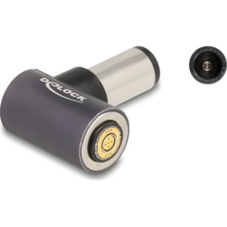 Delock Adapter HP Laptop töltő kábelhez 7,4 x 5,0 mm apa   mágneses 8 tűs konnektor