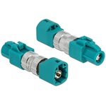 Delock HSD Z -> HSD Z M/F adapter kék