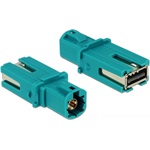Delock HSD Z -> USB-A 2.0 M/F adapter kék