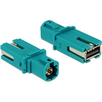 Delock HSD Z -> USB-A 2.0 M/F adapter kék