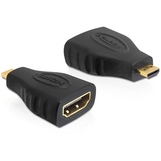 Delock HDMI micro D -> HDMI 1.4 M/F adapter