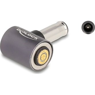 Delock Adapter Laptop töltő kábelhez 5,5 x 2,1 mm apa   mágneses 8 tűs konnektor