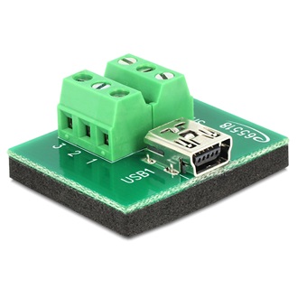 Delock USB-B 2.0 mini -> Terminal block 6pin F/F adapter