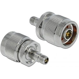 Delock N -> RP-SMA M/F adapter nikkel