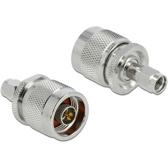 Delock N -> RP-SMA M/M adapter nikkel