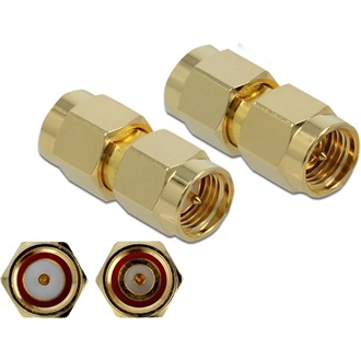 Delock SMA -> SMA M/M adapter aranyozott 10GHz