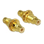 Delock SMC M/M adapter panelrögzítésü