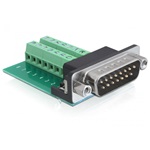 Delock Sub-D 15pin  -> Terminal block 16pin M/F adapter
