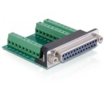 Delock Sub-D 25pin -> Terminal block 27pin F/F adapter