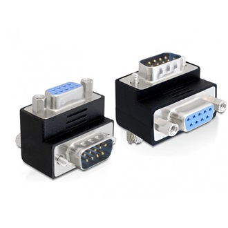Delock VGA M/F adapter fekete 270°