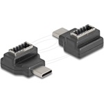 Delock Adapter USB 10 Gbps USB Type-C  csatlakozó   E-típusú A kulcs csatlakozó, fekete színű