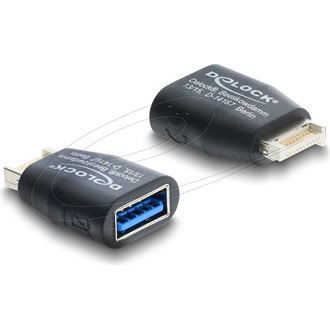 Delock Adapter USB 5 Gbps E típusú B kulcsos   USB 5 Gbps A típusú aljzat