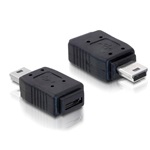 Delock USB-B 2.0 mini 5pin -> USB-A 2.0 / USB-B micro M/F adapter