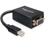Delock Displayport mini -> VGA M/F adapter 0.2m passzív fekete