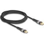 Delock USB-C -> USB-C M/M adatkábel 2m fekete