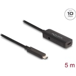 Delock Aktív USB 10 Gbps bővítő kábel USB Type-C  5 m hosszú