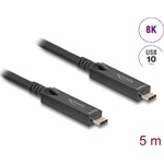 Delock Aktív optikai USB-C  8K Video + adat + PD kábel 5 m